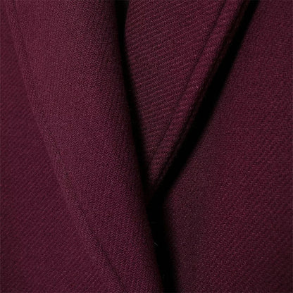 Isolde | Bordeaux Lang Frakke