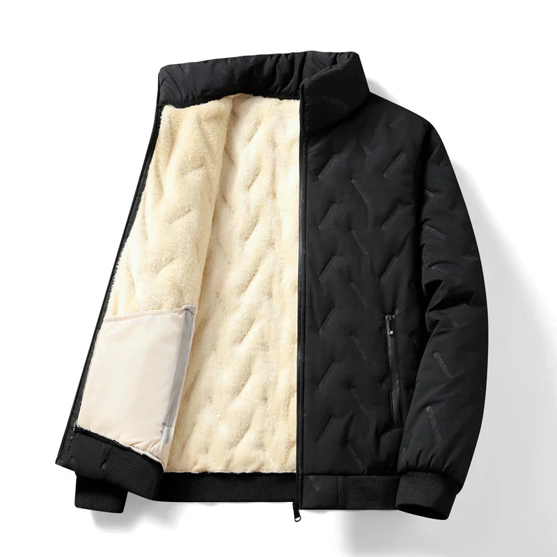 Thorin™ | Foret Herrejakke med Sherpa Fleece | Vatteret og Robust Bombermodel
