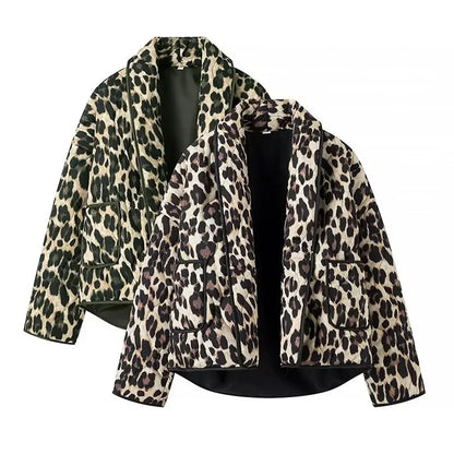 Carmela | Vatteret Leopardjakke Damer