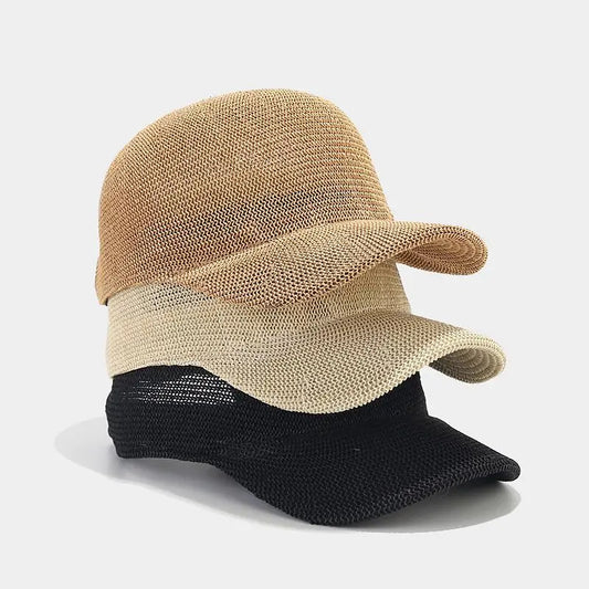 Berlin™ | Unisex Åndbar Sommerkasket | Flettet, Letvægt & Stilfuld Strandkasket