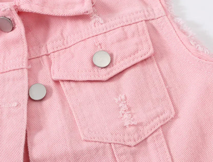 Riva | Ærmeløs Denimvest Damer