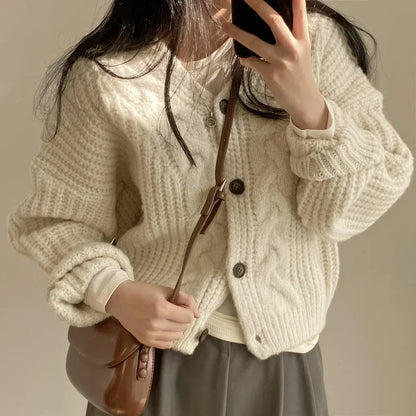 Maelis | Kabelstrikket Cardigan Damer