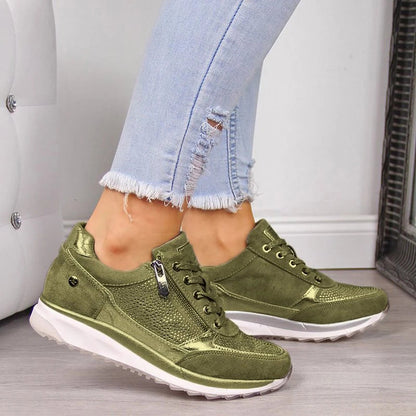 Amara™ | Damer Orthopediske Sneakers med Lynlås og Støttende Indlægssåler