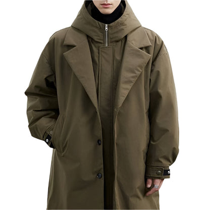 Corvian | Trenchcoat med Hætte