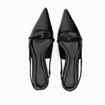 Elia | Minimalistiske Slingback Flats Damer