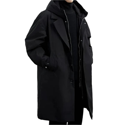 Corvian | Trenchcoat med Hætte