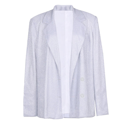 Luciana™ | Glitrende Buksedragt til Damer | Luksuriøst 3-delt Festsæt med Blazer, Bukser og Bralette