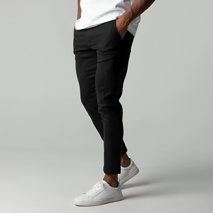 Fabian™ | Herrer Elegant Stretch Chino med Slank Pasform og Komfortabel Linning