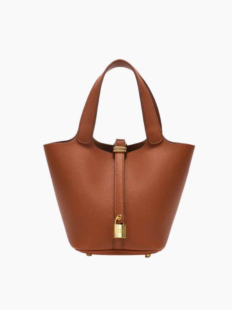 Amara | Luksus Læder Bucket Bag Damer