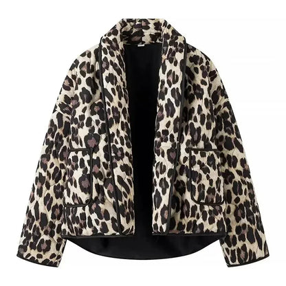 Carmela | Vatteret Leopardjakke Damer