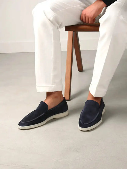 Nero™ | Herre Luksus Ruskinds Loafers med Let Sål | Slip-ons | Mokkasiner