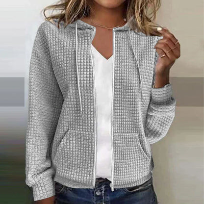 Maribelle | Hoodie Med Lynlås Damer