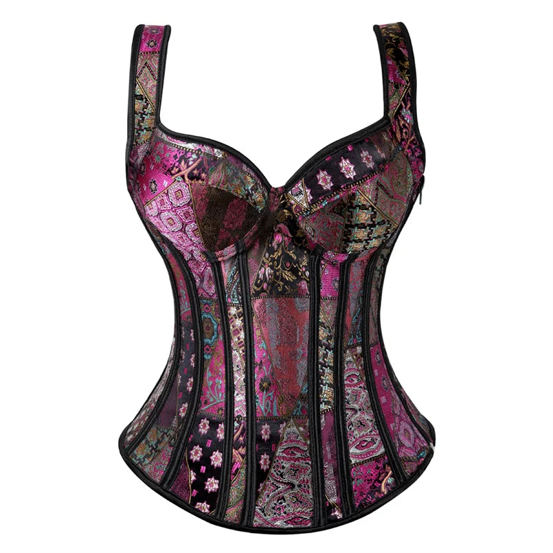Bellatrix™ | Damer Korselettop med Støttende Bøjler | Justerbar, Formende og Elegant til Festival & Lingeri