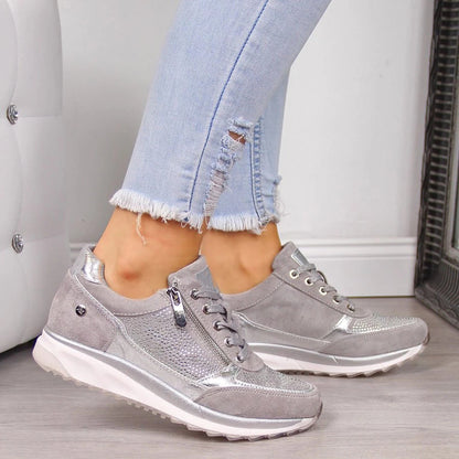 Amara™ | Damer Orthopediske Sneakers med Lynlås og Støttende Indlægssåler