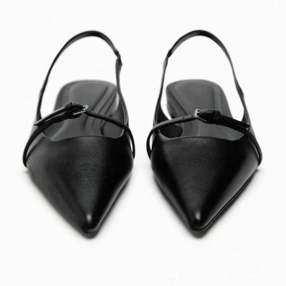 Elia | Minimalistiske Slingback Flats Damer