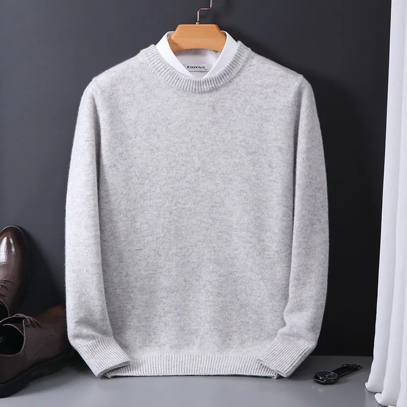 Rafa™ | Luksuriøs Cashmere Pullover til Herrer med Tidløst Design
