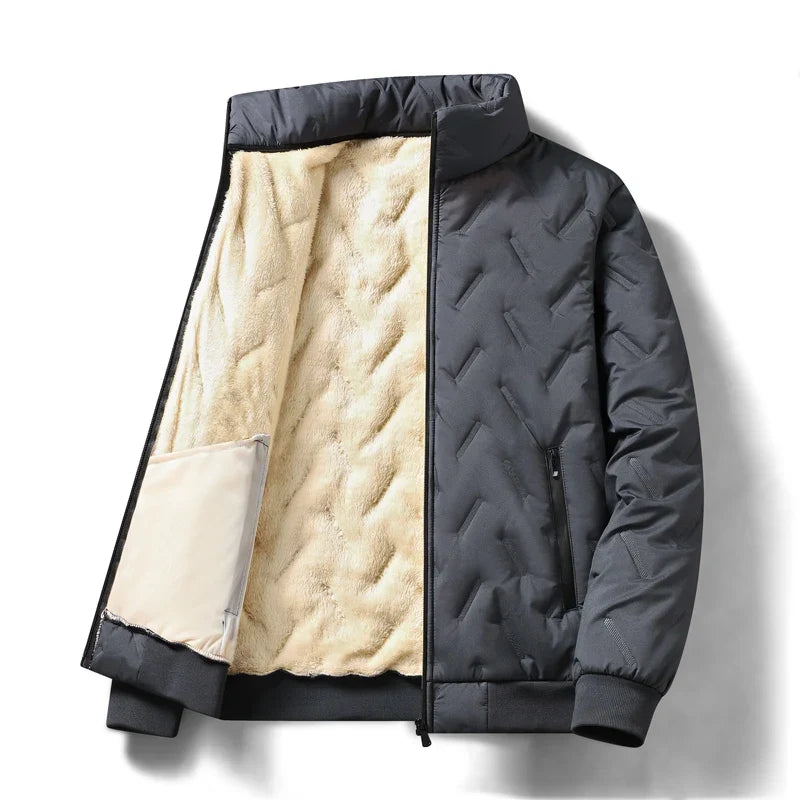 Thorin™ | Foret Herrejakke med Sherpa Fleece | Vatteret og Robust Bombermodel