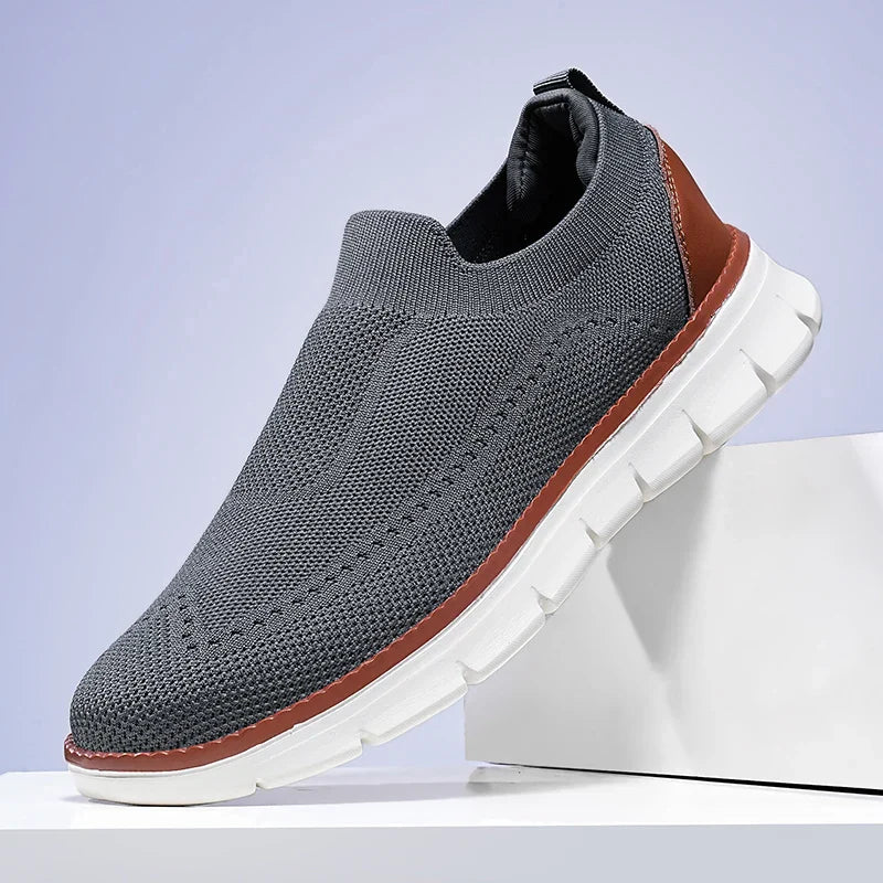 Alec™ | Herre Letvægt Mesh Slip-On Sko uden Snørebånd | Åndbare
