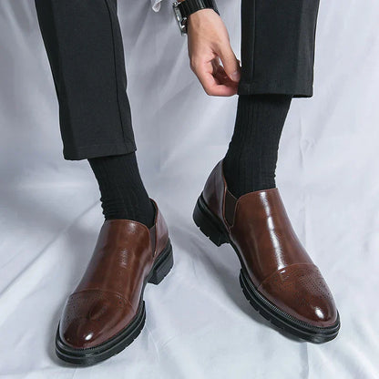 Anxton™ | Herrer Klassiske Ægte Læder Loafers med Elegant Finish