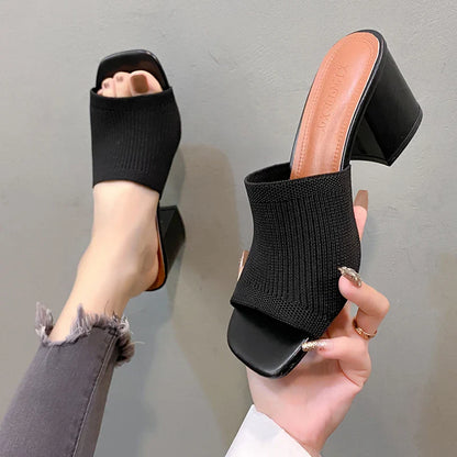 Amélia | Mules Med Blokhæl Damer