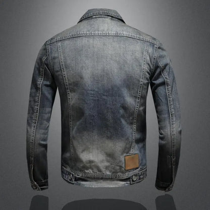 Clark™ | Retro Denimjakke med Vintage Charme og Holdbart Design