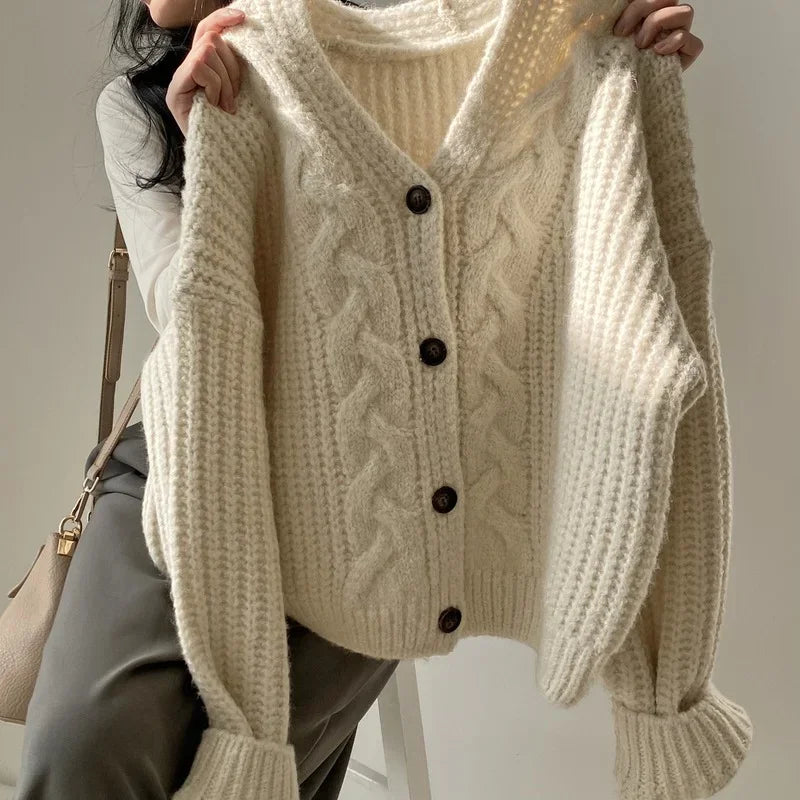 Maelis | Kabelstrikket Cardigan Damer
