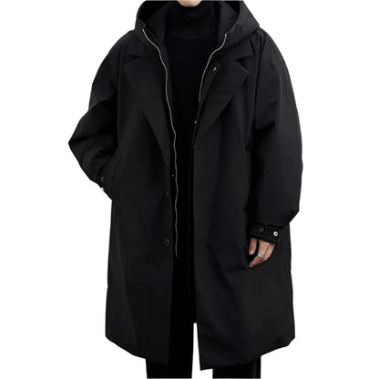 Corvian | Trenchcoat med Hætte