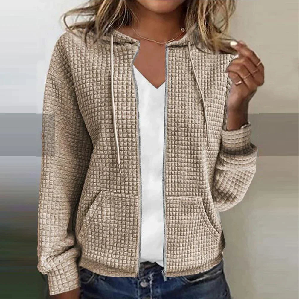 Maribelle | Hoodie Med Lynlås Damer