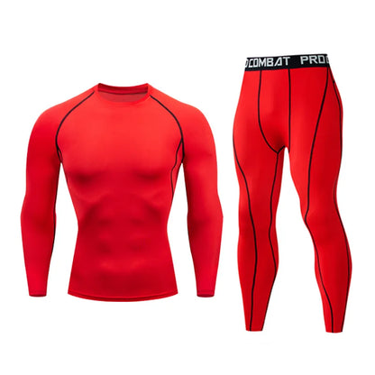 ThermaFit™ | Termotøj til Mænd med Kompression, Svedtransporterende og Hurtigtørrende Fleece