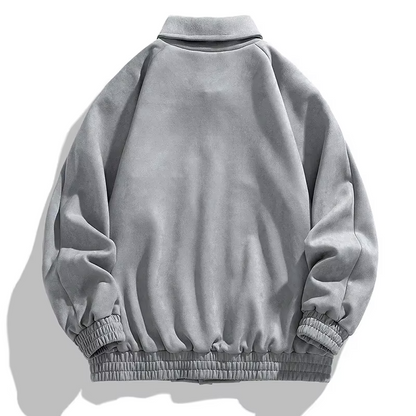 Vito™ | Oversized Ruskindsbomberjakke Herrer | Vintage