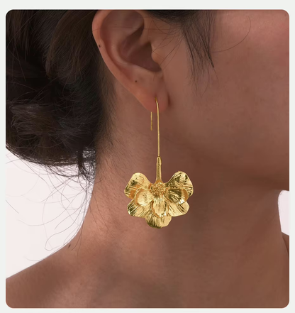 Fiora | Guld Øreringe