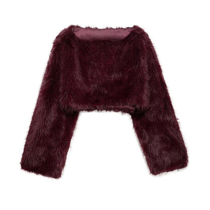 Arden | Cropped Faux Fur Jakke
