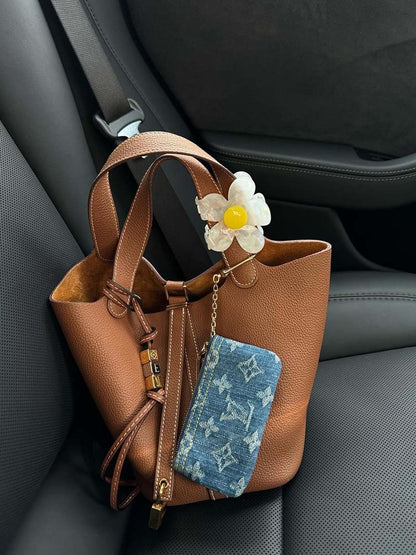 Amara | Luksus Læder Bucket Bag Damer
