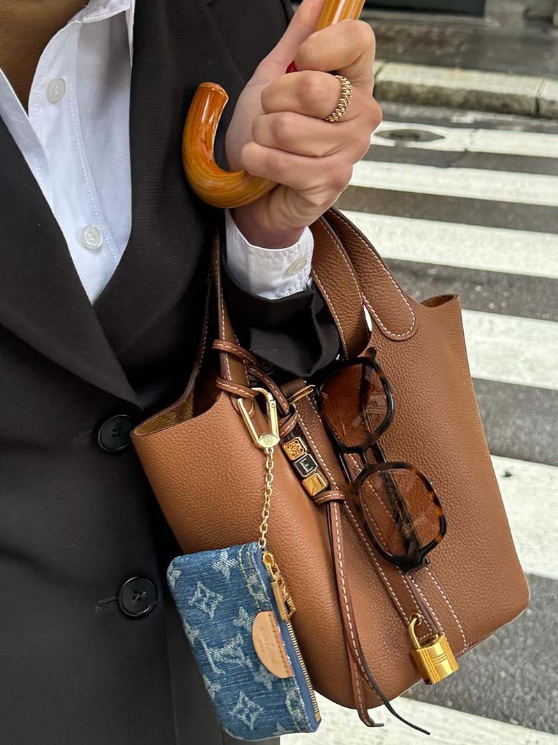 Amara | Luksus Læder Bucket Bag Damer