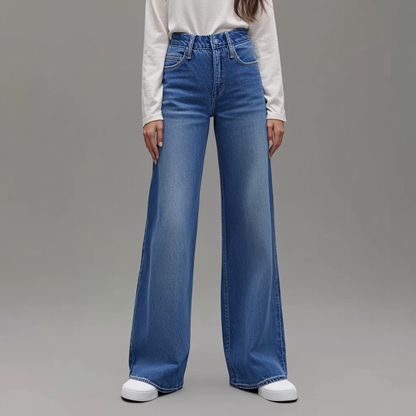 Naelle | High-Waist Flared Jeans til Damer