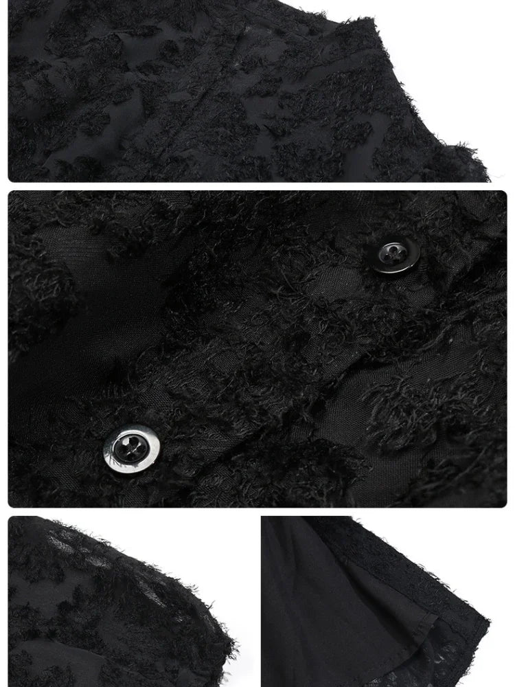 Francesca™ | Broderet Kjole med Gennemsigtige Stoffer og Femme Fatale-charme