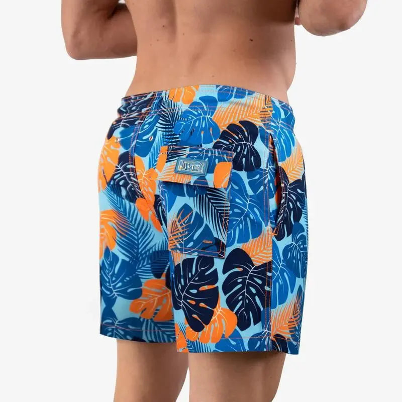 Thiago™ | Herrer Badebukser med Indershorts | Anti-Gnidning Badeshorts med Tætsiddende Foring og Hurtigttørrende Materiale