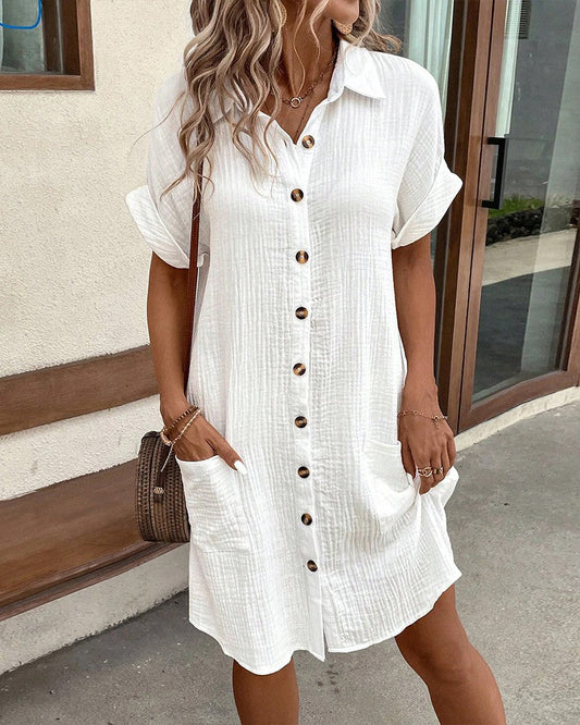 Lida™ | Polo-Stil Sommerkjole med Afslappet Pasform