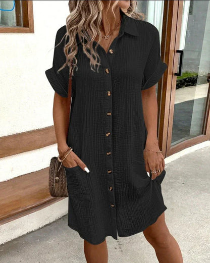 Lida™ | Polo-Stil Sommerkjole med Afslappet Pasform