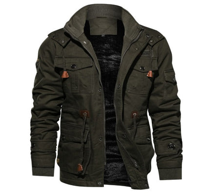 Viktor™ | Herrer Vindafvisende Camo Jakke med Fleecefor for Optimal Beskyttelse