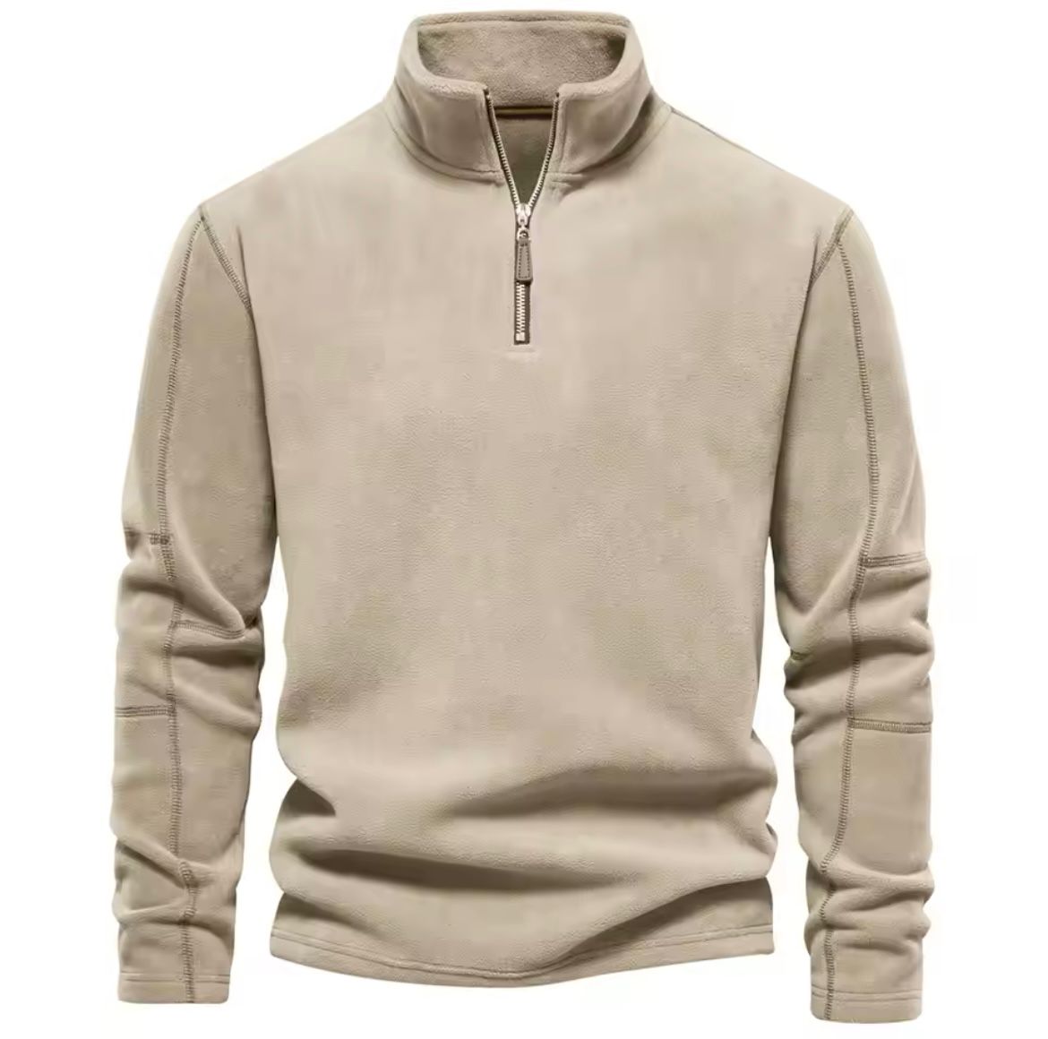 Nordcrest™ | Mænd Blød Vinter Halfzip Fleece Sweater med Lynlås