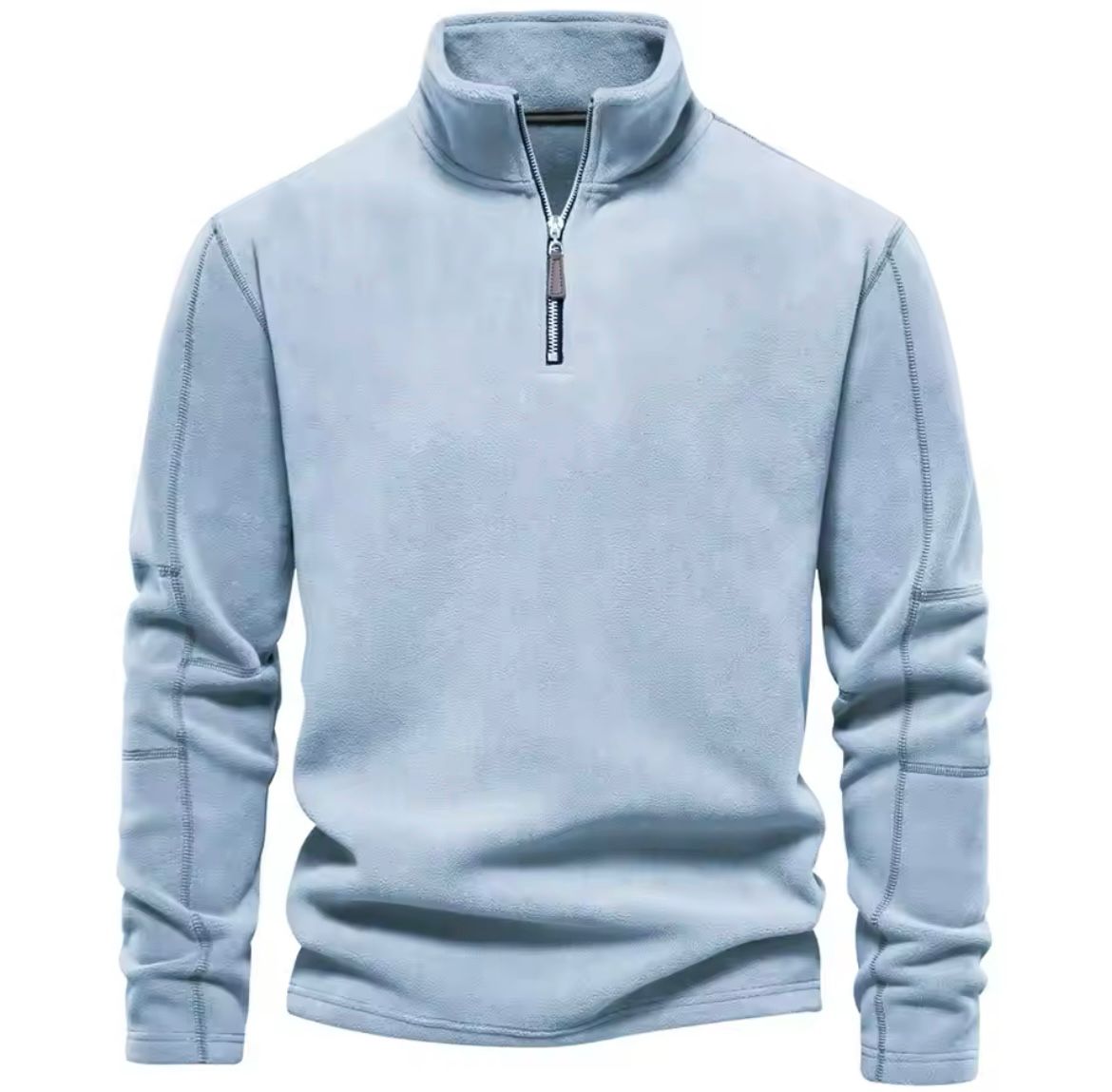 Nordcrest™ | Mænd Blød Vinter Halfzip Fleece Sweater med Lynlås