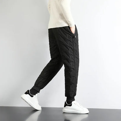 Lorenzo™ | Herrer Elegant Joggingbukser med Foret Inderside