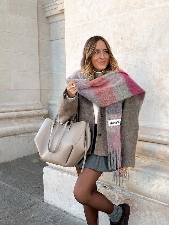 Alessandra | Luksus Læder Shopper Taske Cognac