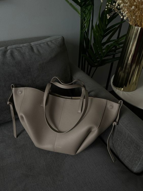 Alessandra | Luksus Læder Shopper Taske Cognac