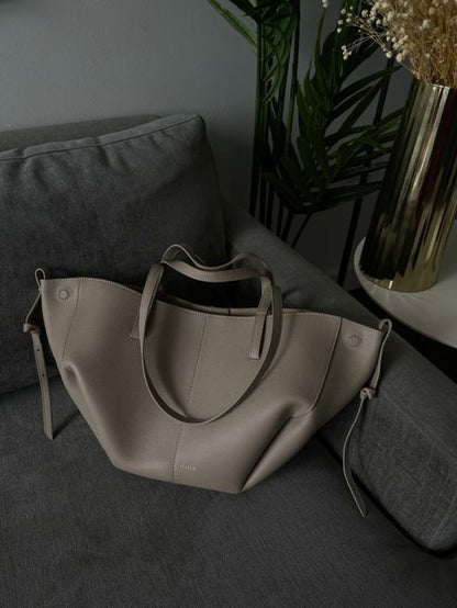 Alessandra | Luksus Læder Shopper Taske Cognac