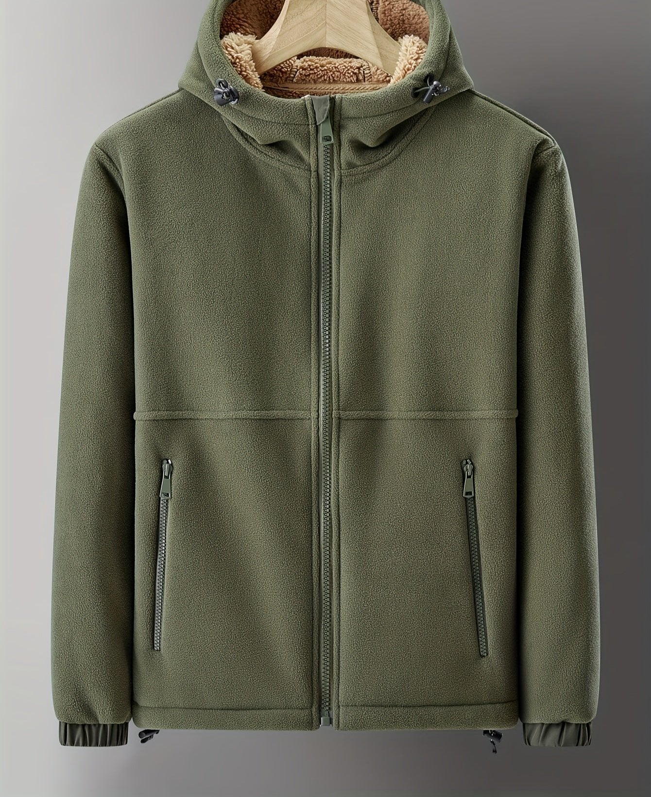Larsen™ | Cardigan med varm plys indeni | Fleece