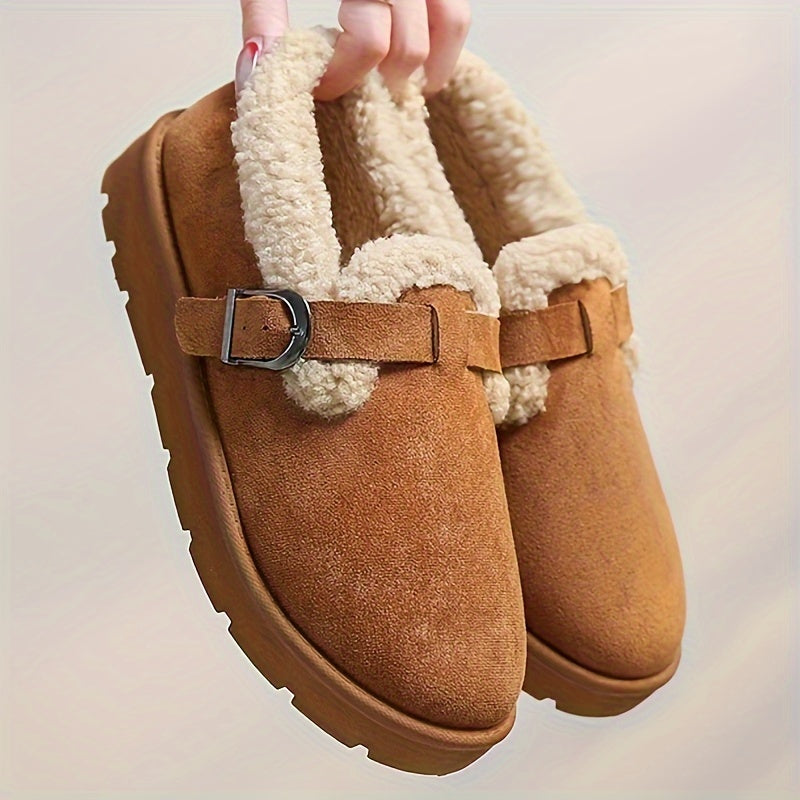 Maelis | Varme Slip-Ons Med Pelsfor