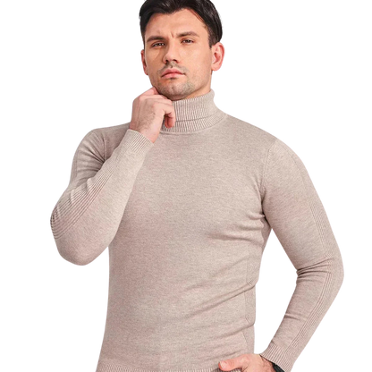 Dante™ | Luksuriøs Herre Rullekrave i Cashmere-blanding for Komfort og Stil