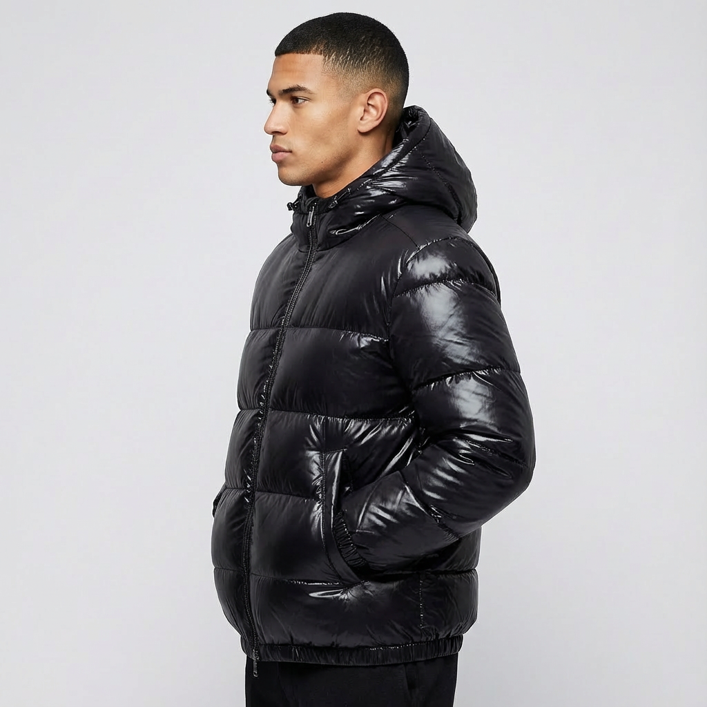 Virex | Skinnende Pufferjakke